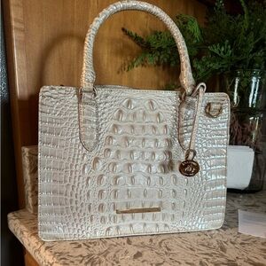 Brahmin. Small Camille satchel. Seashell